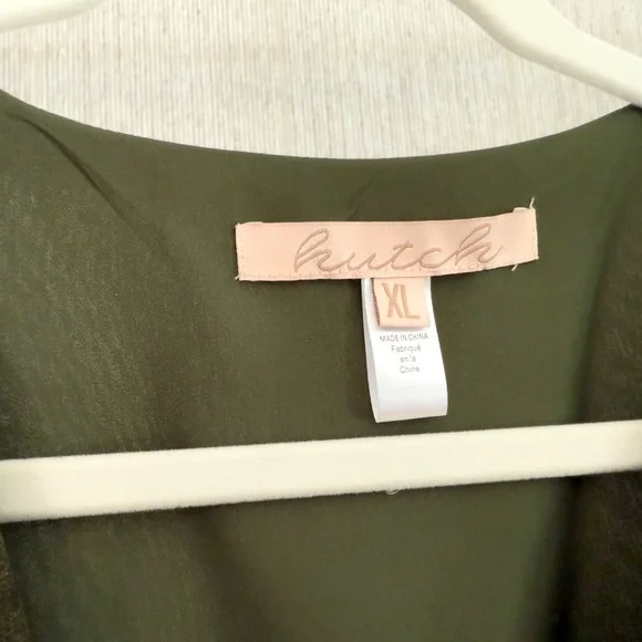 Anthropologie Hutch Floral Geo Wrap Maxi Dress XL - Picture 4 of 7